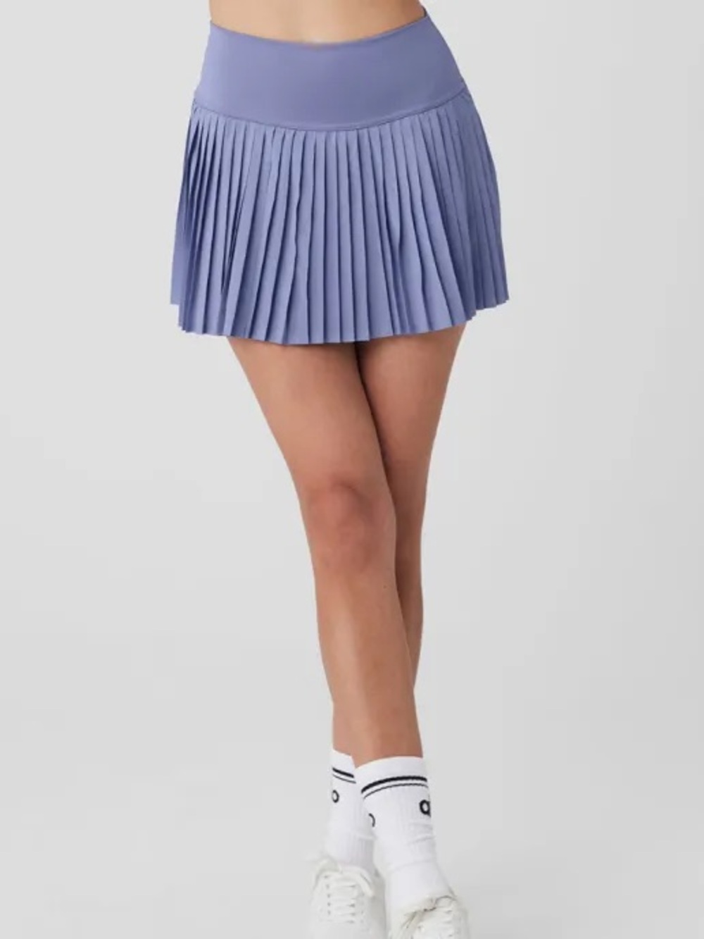 ALO Yoga Grand Slam Tennis Skirt in Lilac Blue